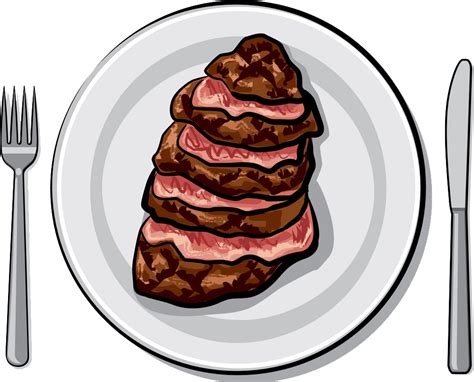 Beef Steak clipart transparent - Clipart World