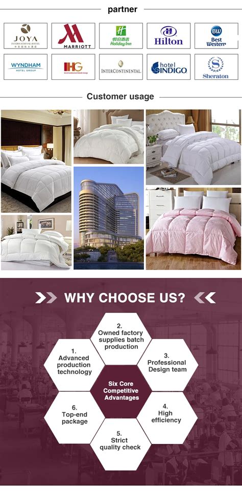 Eco-friendly White Duvets For Hotels Cotton Padded Hotel Quilt Cover ...