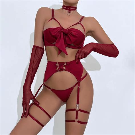Alibaba Ruiyi Sexy Transparent Women S Lingerie Set With Custom Logo Apparel