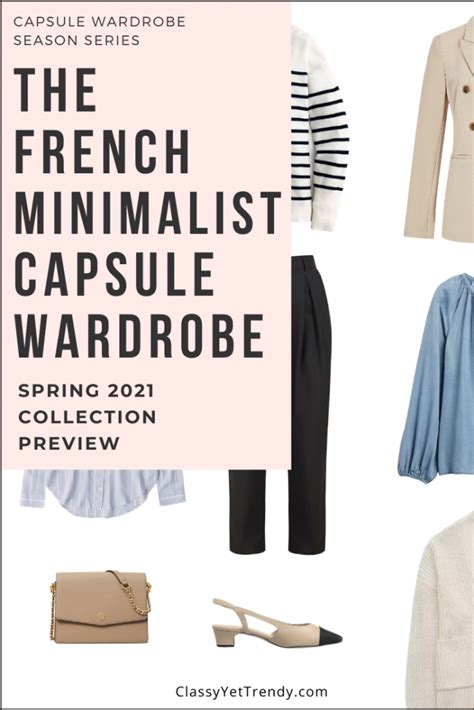 The French Minimalist Spring Capsule Wardrobe Sneak Peek