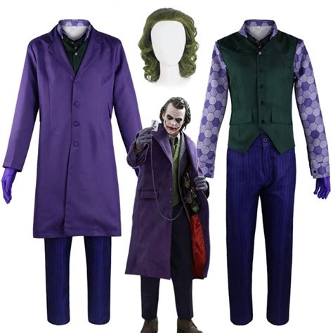 The Dark Knight Joker Halloween Cosplay Costume