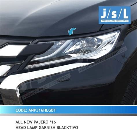 Jual Aksesoris All New Pajero Sport Jsl Cover Headlamp Garnish Lampu