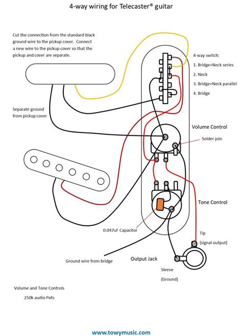 Telecaster 4 Way Switch Wiring Diagram