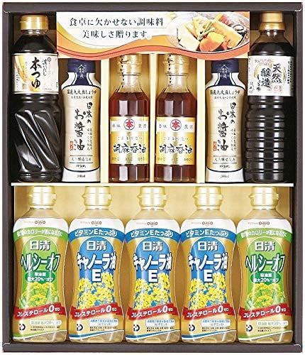 Amazon 日清キャノーラ油and和調味料ギフト ドウシシャ 食用油・酢ギフト 通販