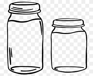 Mason Jar Drawing Glass Money Jar White Heart Color Png Pngwing