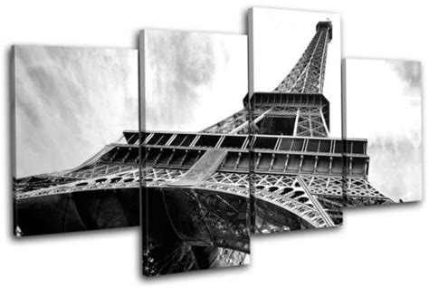 Paris Eiffel Tower Landmarks Multi Leinwand Wand Kunst Bild Drucken Ebay