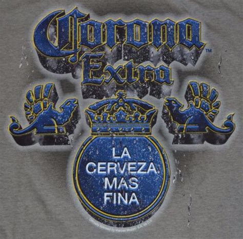 Newport Blue Men S T Shirt Quality Tee Corona Extra La Cerveza Mas Fina