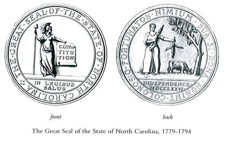 Timeline The History Of The Great Seal Of The State Of North Carolina