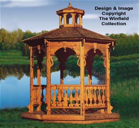 Structure Woodworking Plans - Garden Gazebo Wood Plans