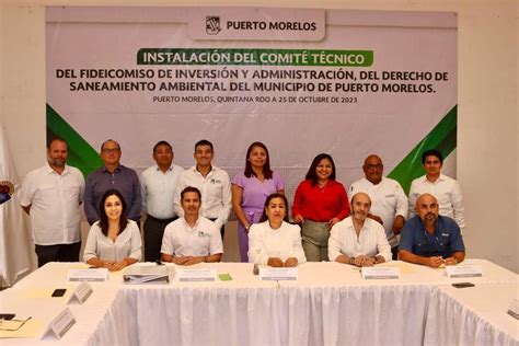 Instalan en Puerto Morelos el comité técnico del fideicomiso de