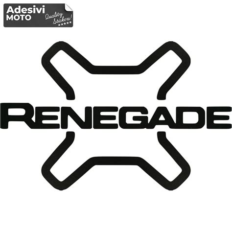 Adesivo Logo Renegade Cofano Sportelli Fiancate Adesivi Moto