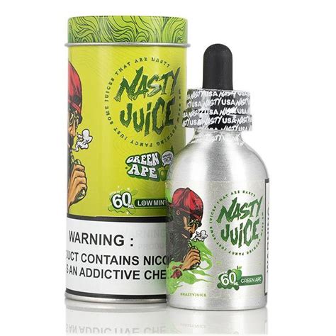 Green Ape Nasty Juice E Liquid 60mL گوگرد