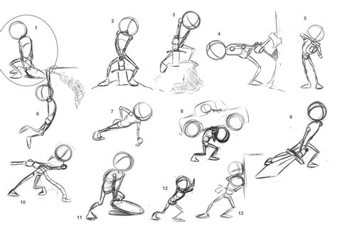 Cartoon sketches, Art reference, Dynamic poses