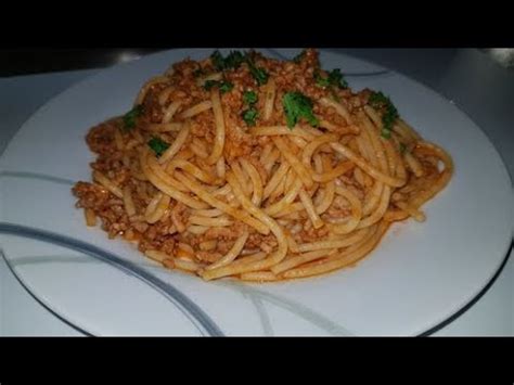 SpaghettiSpaghete Cu Carne Tocata Un Preparat Gustos Si Delicios