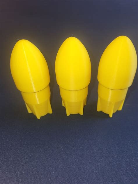 37mm Projectile 3 Pack For Darktechnology3d 2 Piece Hulls