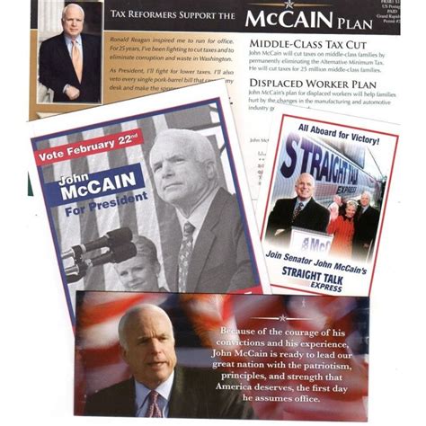 John McCain for President Campaign Flyers for Sale