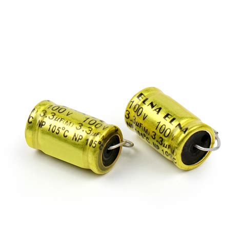 10Pcs 100V Horizontal Speaker Audio Capacitor Non Polarity Frequency