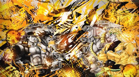 Jotaro vs dio (Wallpaper) by HappyrlinhosGFX on DeviantArt