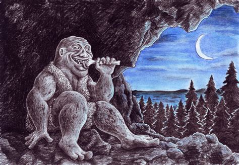 Troll Sat Alone On His Seat Of Stone By MatejCadil On DeviantArt