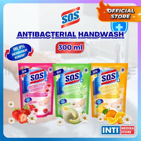 Jual SOS Hand Wash Refill 300ml Hand Soap Sabun Cair Cuci Tangan