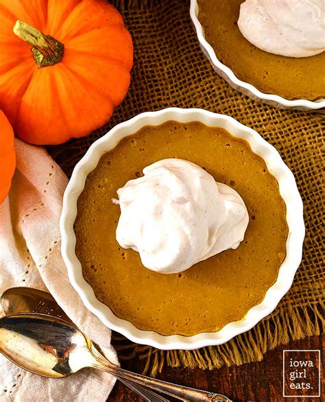 Crustless Pumpkin Pie Gluten Free Ultra Creamy