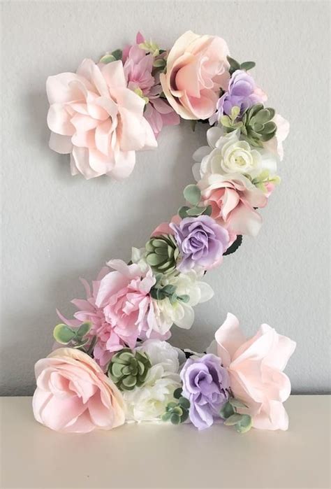 2nd Birthday Decor Second Birthday 2nd Birthday Party Etsy Flower