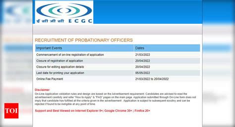 ECGC PO Recruitment 2022 Notification Released Apply Online For 75