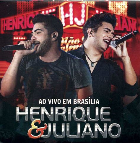 Cd Henrique Juliano Ao Vivo Em Bras Lia R Em Mercado Livre