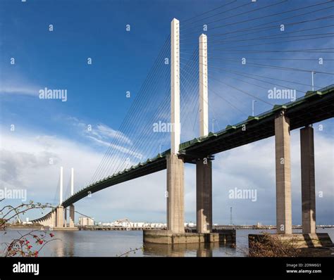 Queen Elizabeth Ii Bridge Dartford Crossing London Kent England Uk