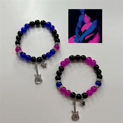 2pcs Set Fashion Couple Beads Bracelet Tv Girl Matching Bracelets Who In 2024 Friend Jewelry