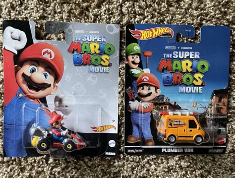 Hot Wheels The Super Mario Bros Film Nintendo Red Kart Jouet