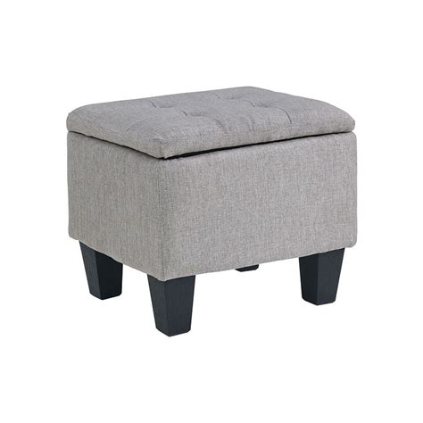 Ethan 3 Piece Ottoman Bench Grey By Elements Furniture Furniturepick