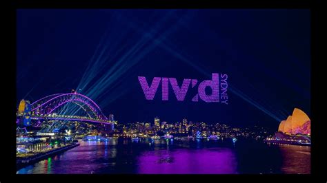 VIVID Sydney Drone Show Written In The Sky YouTube