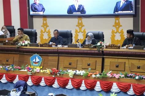 DPRD Bintan Menerima Rancangan KUA PPAS APBD 2024 Dari Bupati Bintan