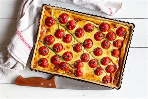 Tarte Aux Tomates Cerises Et Ricotta Au Thermomix Yummix