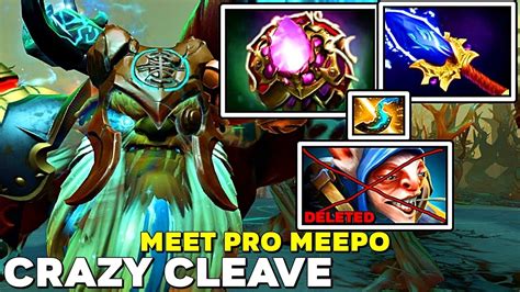 CRAZY CLEAVE Earthshaker Meet PRO MEEPO In EPIC RANKED Scepter Echo