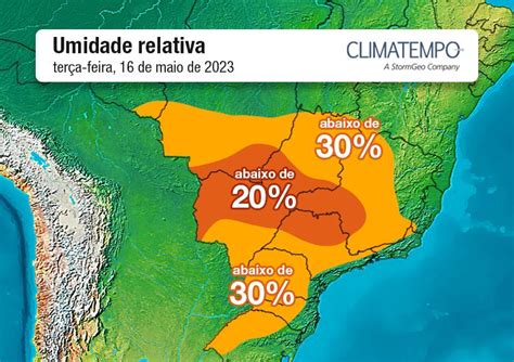 Baixa Umidade Relativa Do Ar No Centro Sul Do Brasil Confira A