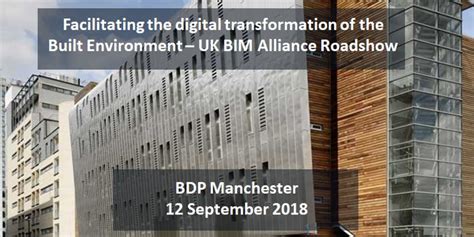 UK BIM Alliance Roadshow 2018 Manchester Just Practising