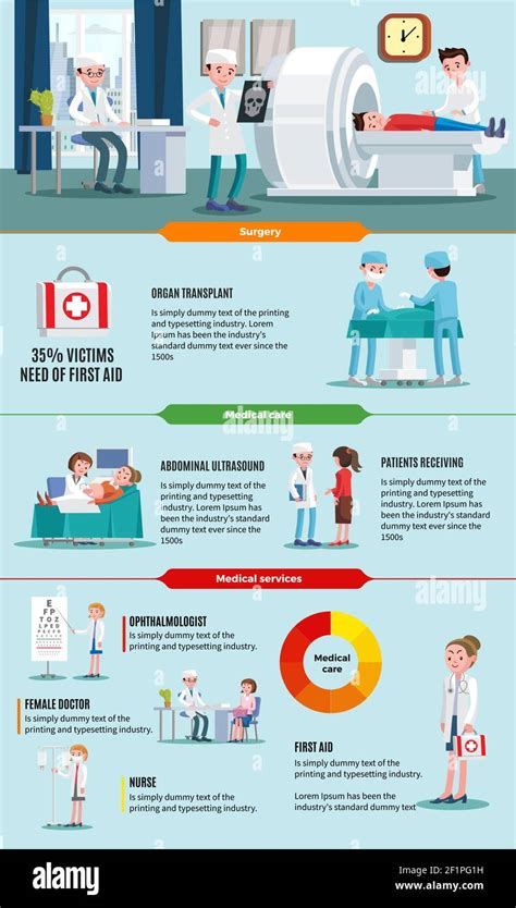 Healthcare Infographic Concept With Patients Medical Diagnostic