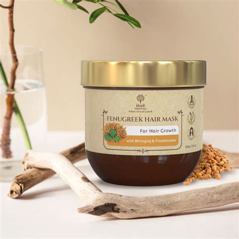 Fenugreek Methi Hair Mask Dry Fizzy Hair And Hair Growth Mask Khadi Essentials