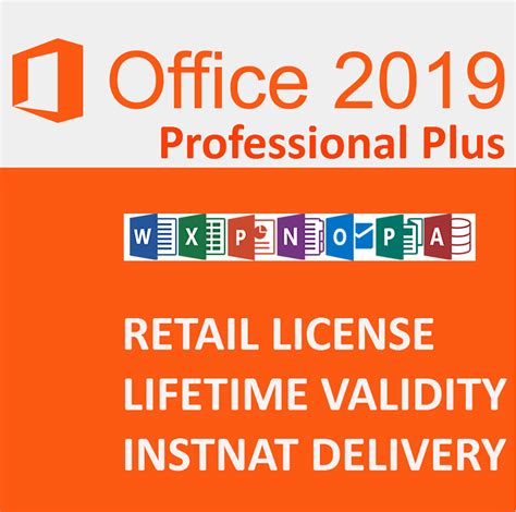 Office 2019 Professional Plus Product Key 5PC Online Retail Key