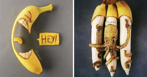 Artist Transforms Bananas Into Works Of Art And The Result Is