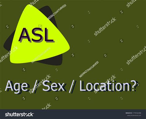 Asl Acronyms Age Sex Location Presented Stock Vector Royalty Free 1779556388 Shutterstock