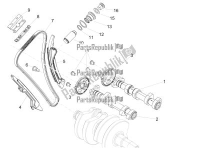 Timing System Spare Parts For Aprilia Tuono 660 Apac From 2022