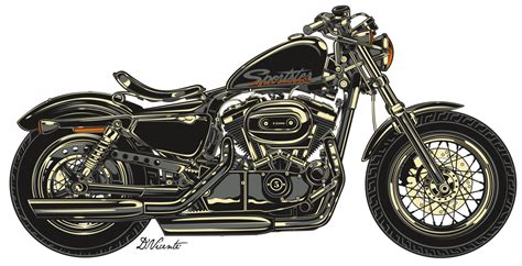 Motorcycles Illustrations David Vicente Motorcycle Illustration