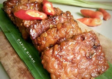 Resep Tempe Bakar Bacem Oleh Dapur Riwah Cookpad