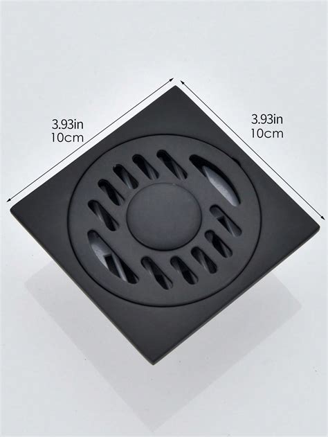 Pc Black Stainless Steel Floor Drain Filter Bathroom Sewer Washing