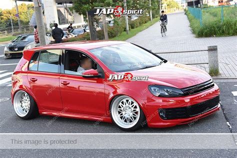 Stancenation 2016 VW Scirocco Hellaflush Tsuraichi Red Body At Odaiba