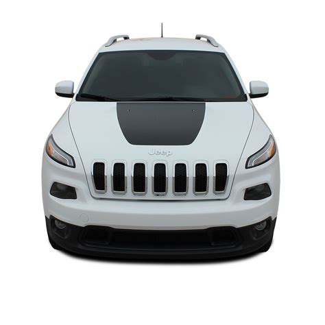 2014 2024 Jeep Cherokee T Hawk Trailhawk Hood Vinyl Decal Graphic Stripes