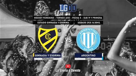 Gimnasia Y Esgrima Pergamino Vs Argentino Rojas Fecha Torneo